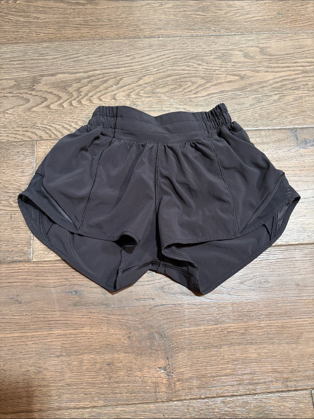 Lululemon Women’s Black Athletic 2 inch Running Shorts - Lightweight High-Waist